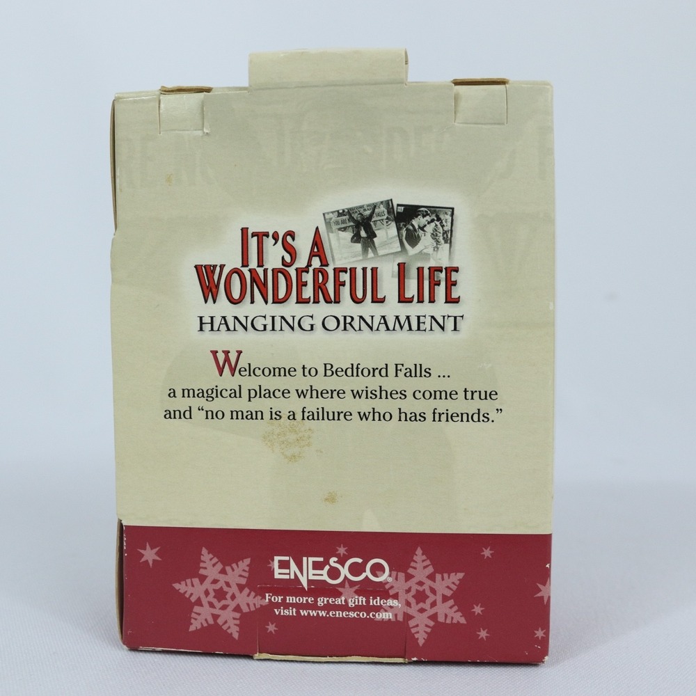 Enesco‎ It's A Wonderful Life Vintage TV Movie Scene Hanging Ornament 2003 - Picture 3 of 7
